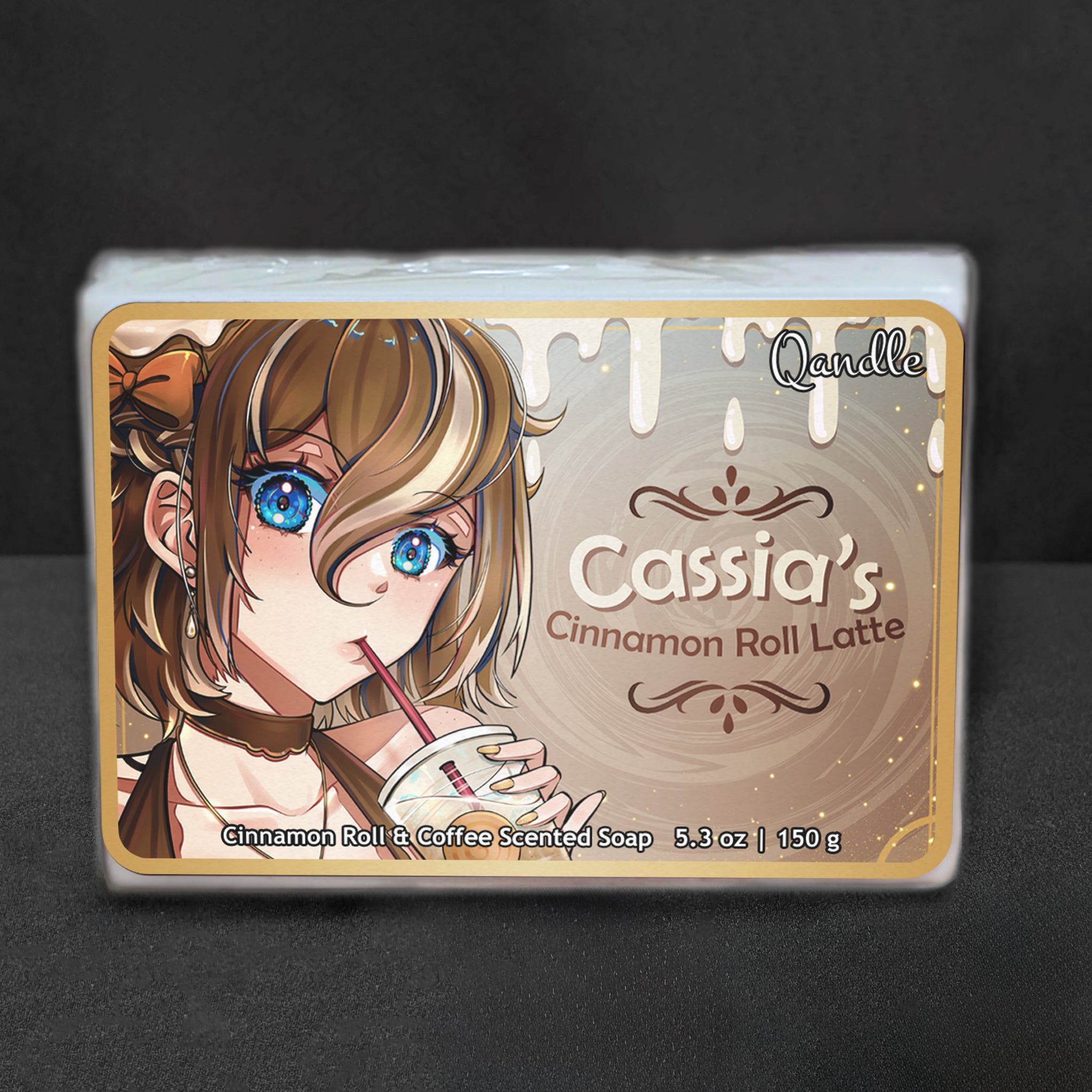 Cassia's Cinnamon Roll Latte Soap Bar
