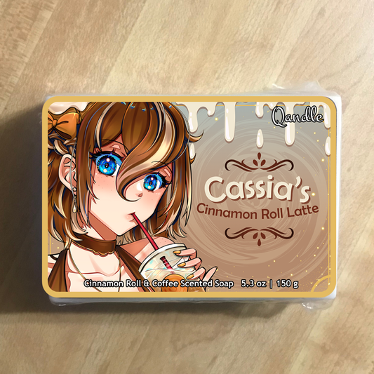 Cassia's Cinnamon Roll Latte Soap Bar