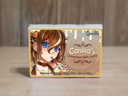 Cassia's Cinnamon Roll Latte Soap Bar