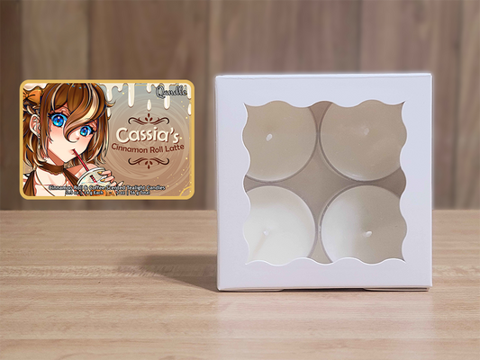 Cassia's Cinnamon Roll Latte Tealight Candles