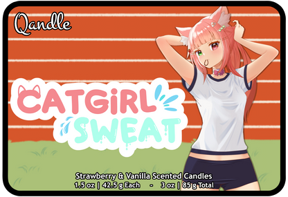 Catgirl Sweat Heart Candles