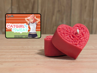 Catgirl Sweat Heart Candles