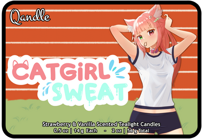 Catgirl Sweat Tealight Candles