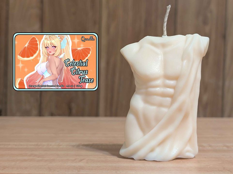 Celestial Citrus Tease Masculine Body Candle