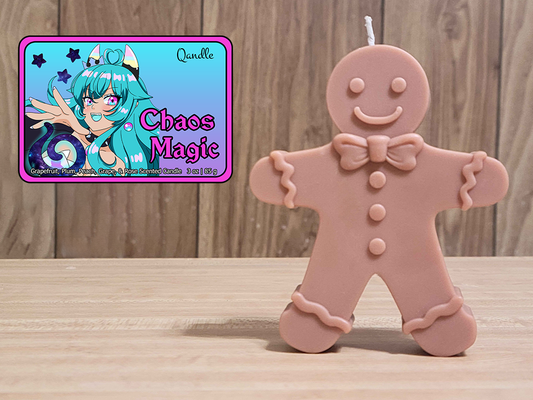 Chaos Magic Gingerbread Man Candle