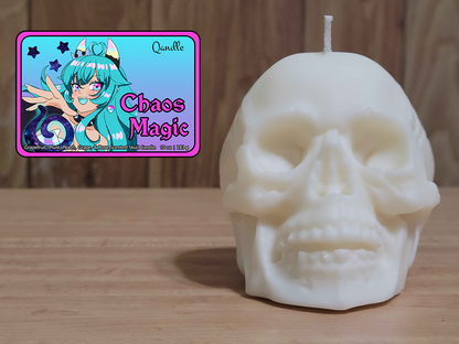 Chaos Magic Skull Candle