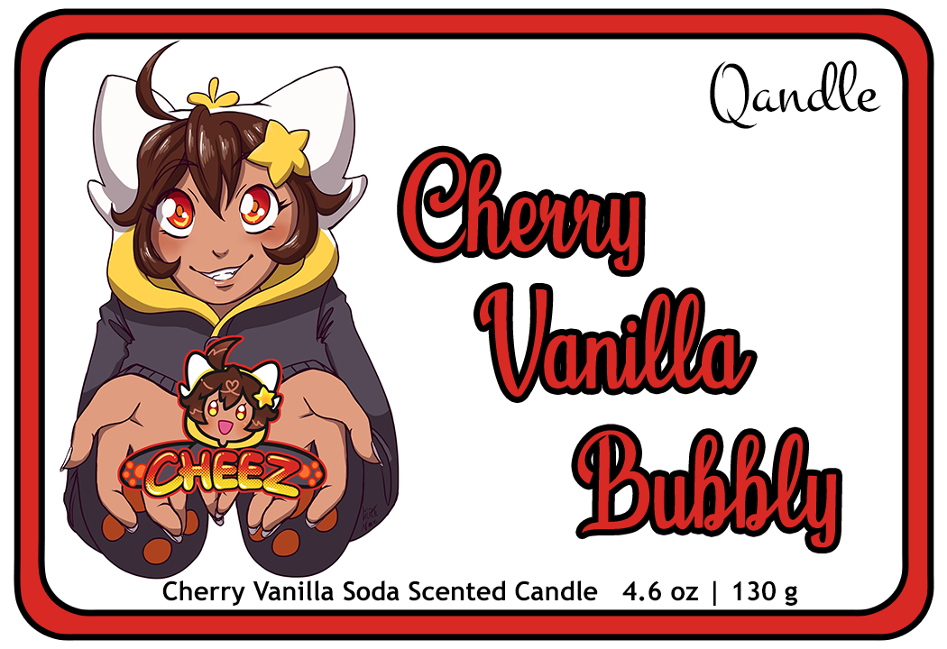 Cherry Vanilla Bubbly Curvy Body Candle