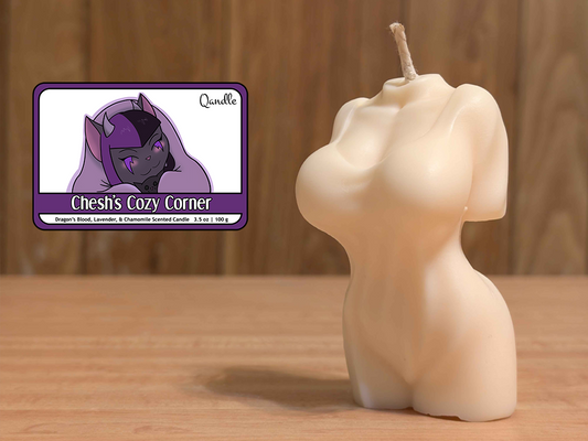 Chesh's Cozy Corner Feminine Body Candle