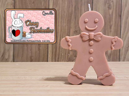 Chewy Hazelmallow Gingerbread Man Candle