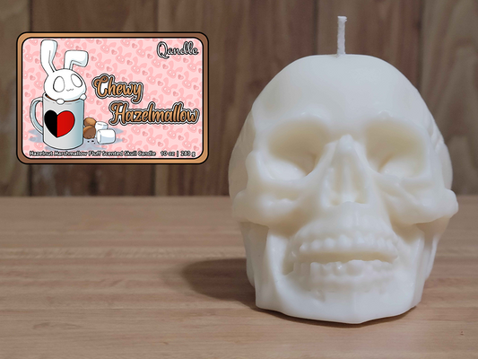 Chewy Hazelmallow Skull Candle