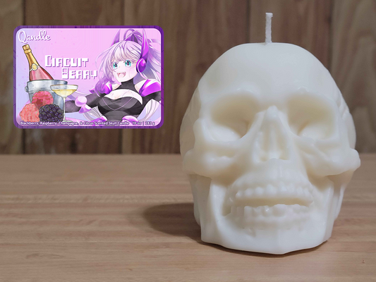 Circuit Berry Skull Candle