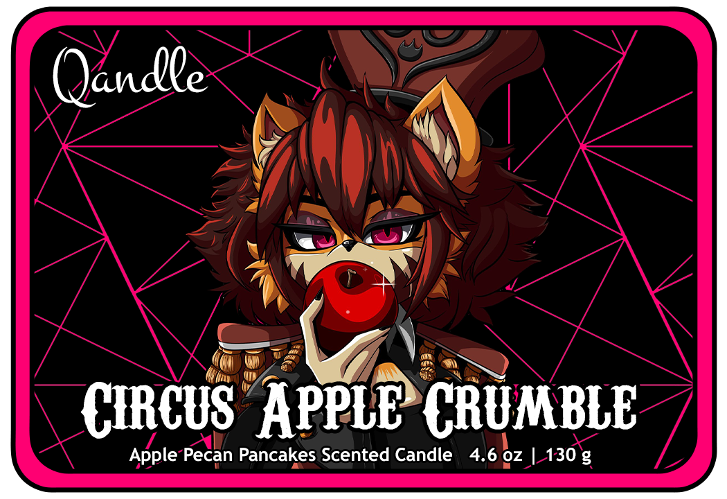 Circus Apple Crumble Curvy Body Candle