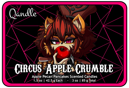 Circus Apple Crumble Heart Candles