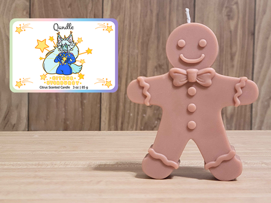 Citrus St4rburst Gingerbread Man Candle