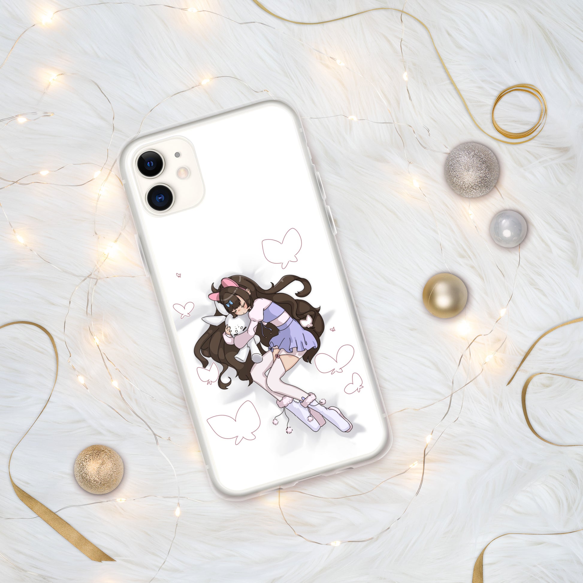 Pupillon Slumber Brown iPhone Case