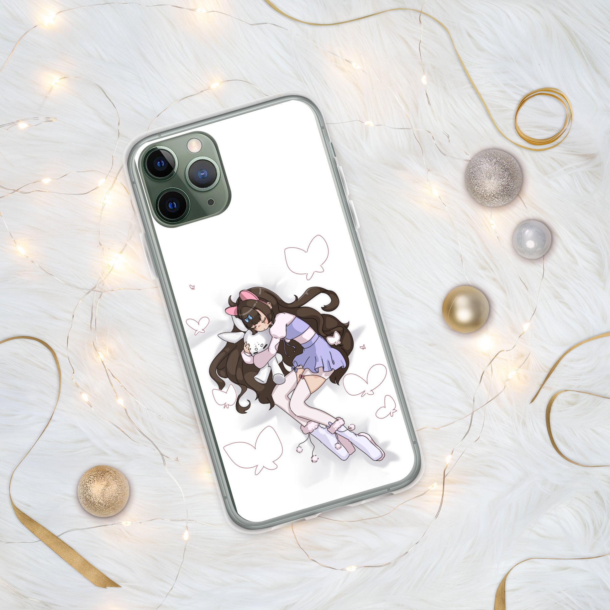 Pupillon Slumber Brown iPhone Case