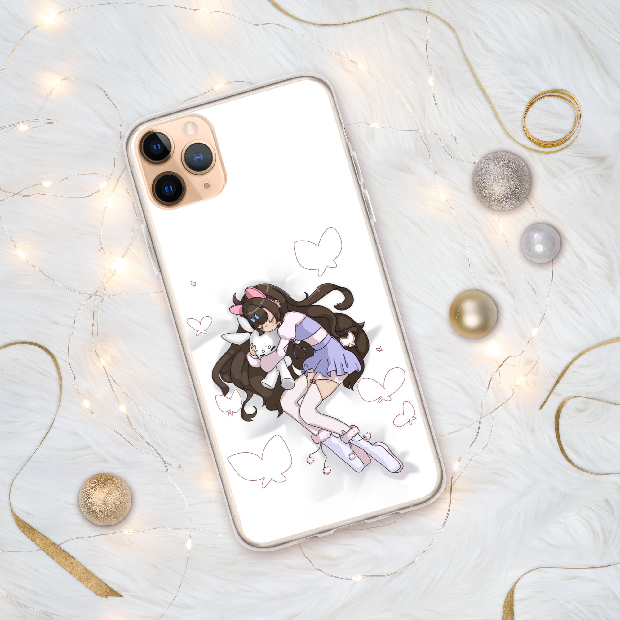 Pupillon Slumber Brown iPhone Case