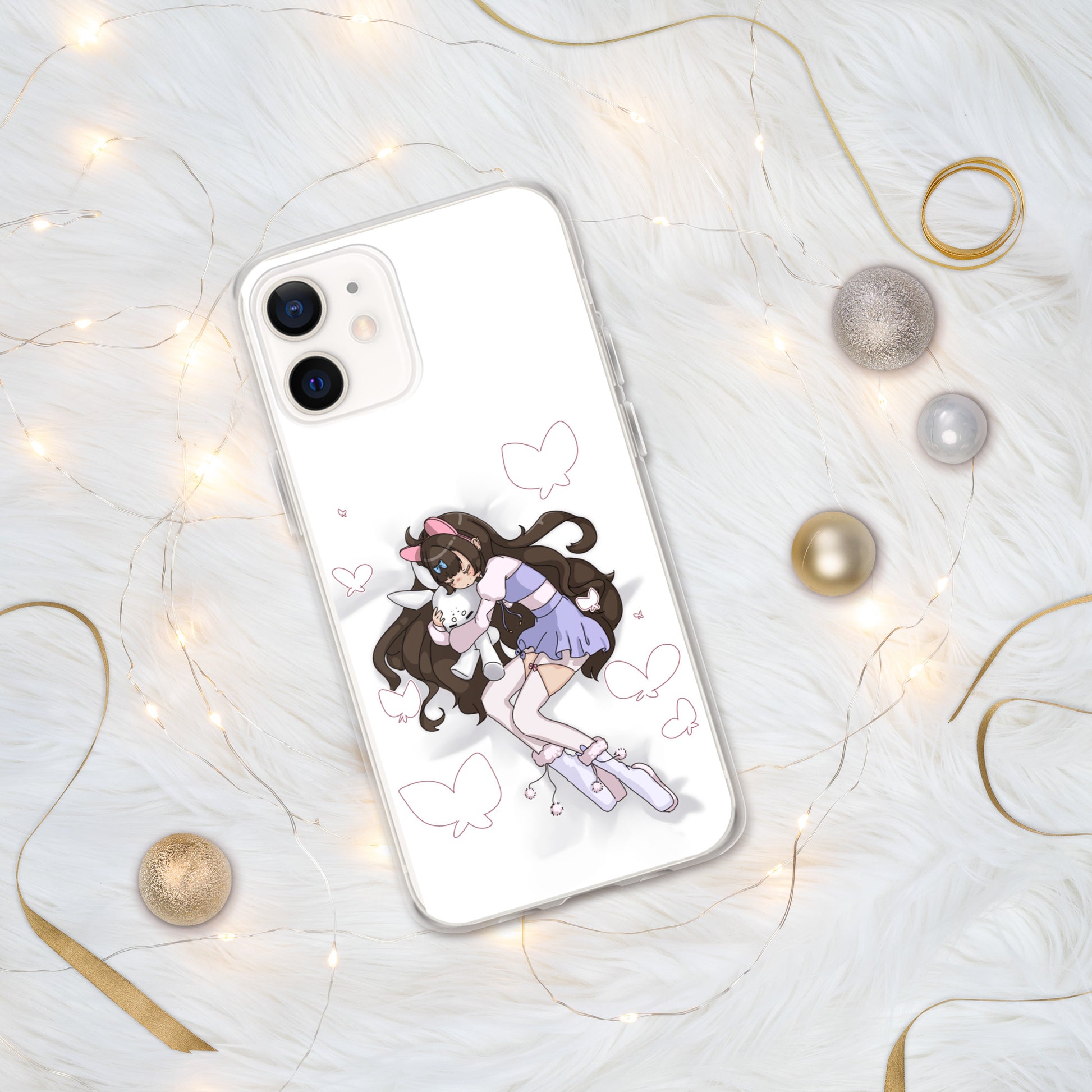 Pupillon Slumber Brown iPhone Case