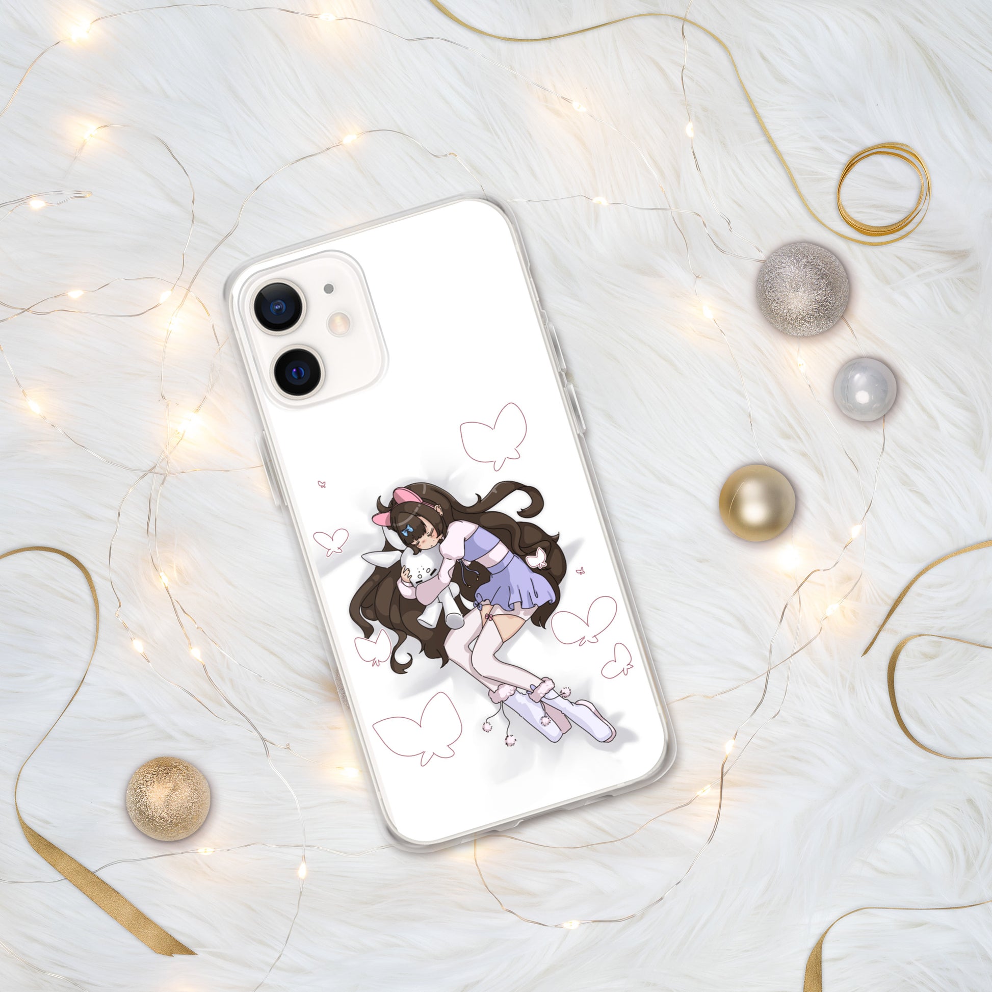 Pupillon Slumber Brown iPhone Case