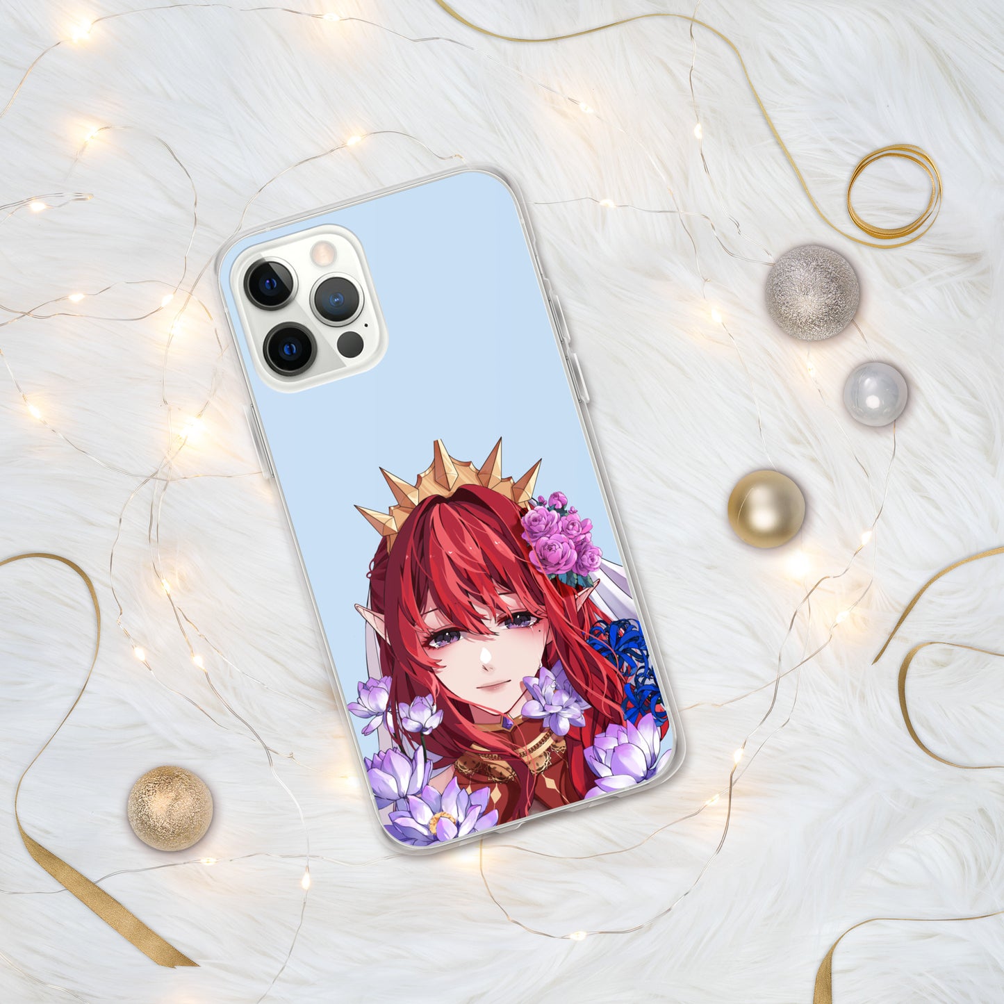 Rogue Red Floral iPhone Case