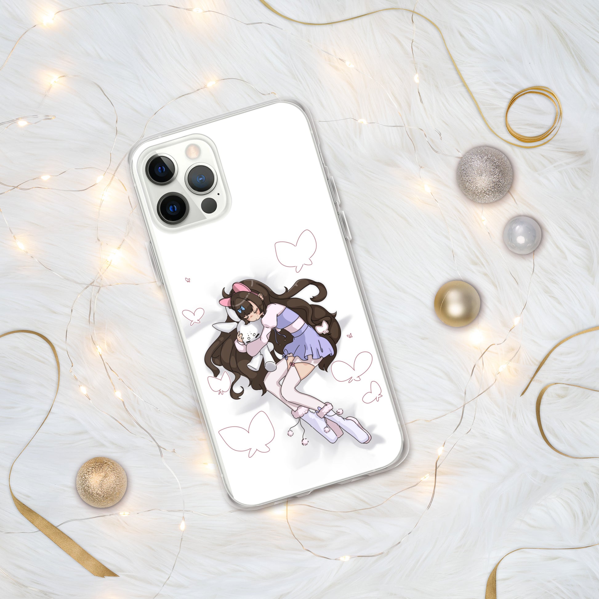 Pupillon Slumber Brown iPhone Case