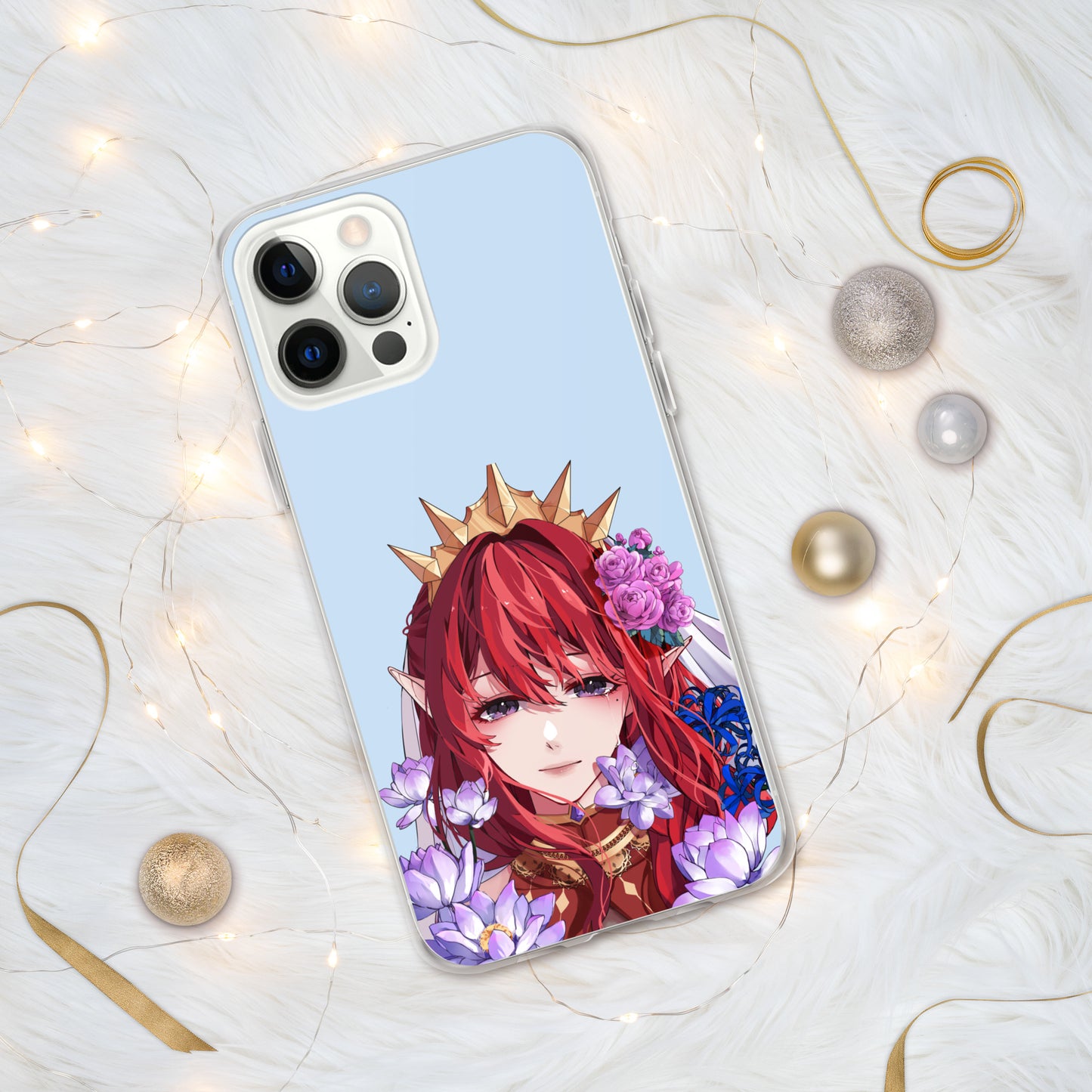 Rogue Red Floral iPhone Case