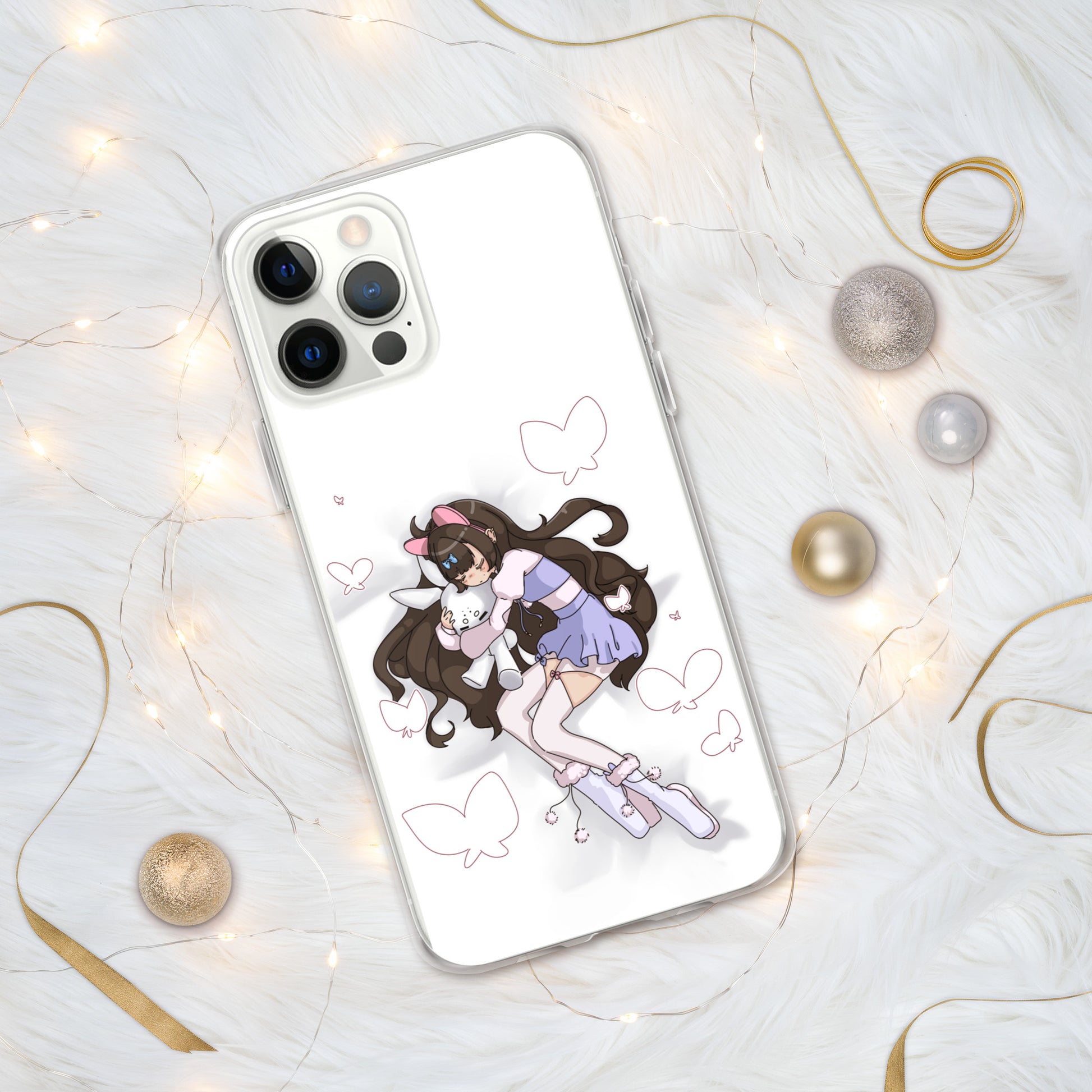 Pupillon Slumber Brown iPhone Case