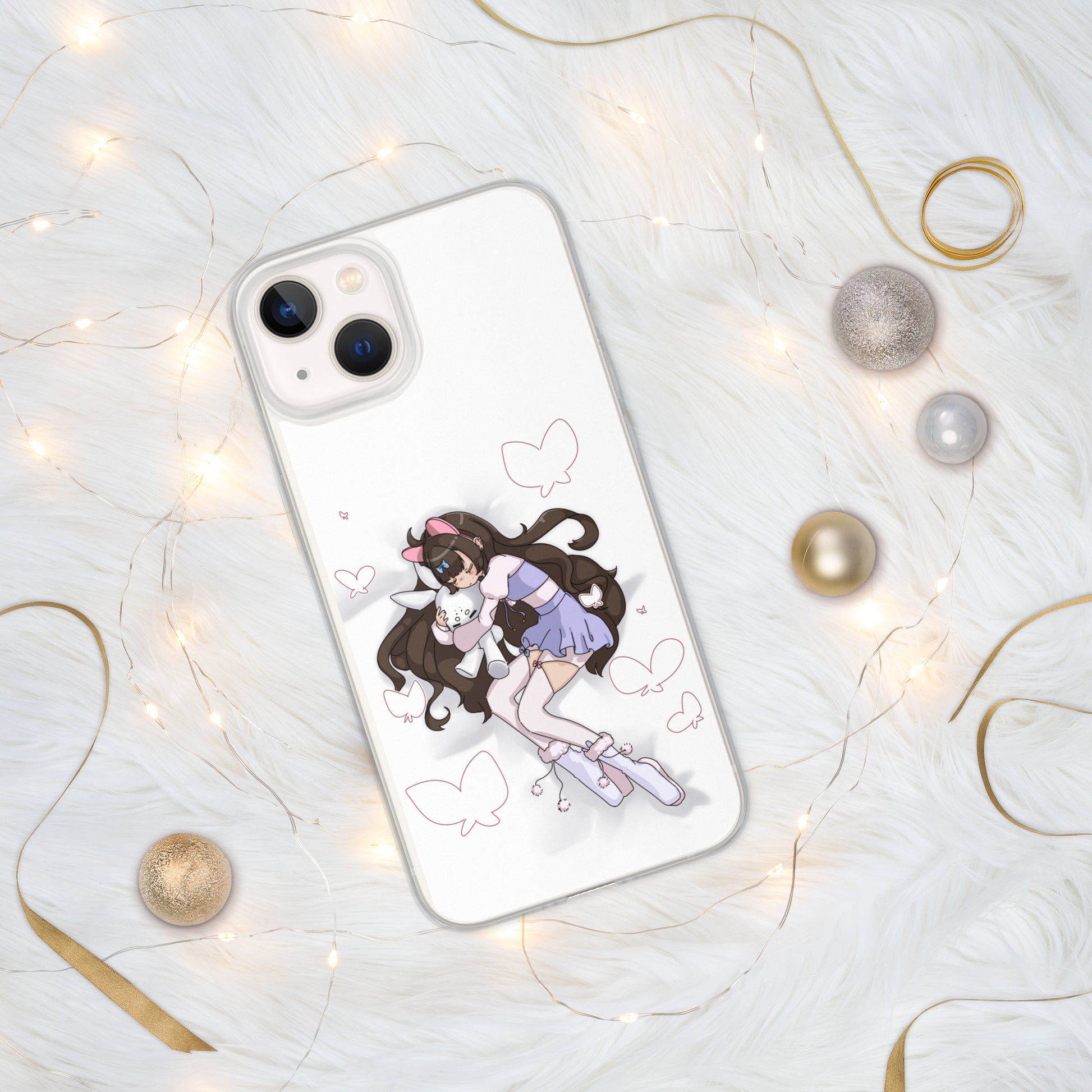 Pupillon Slumber Brown iPhone Case