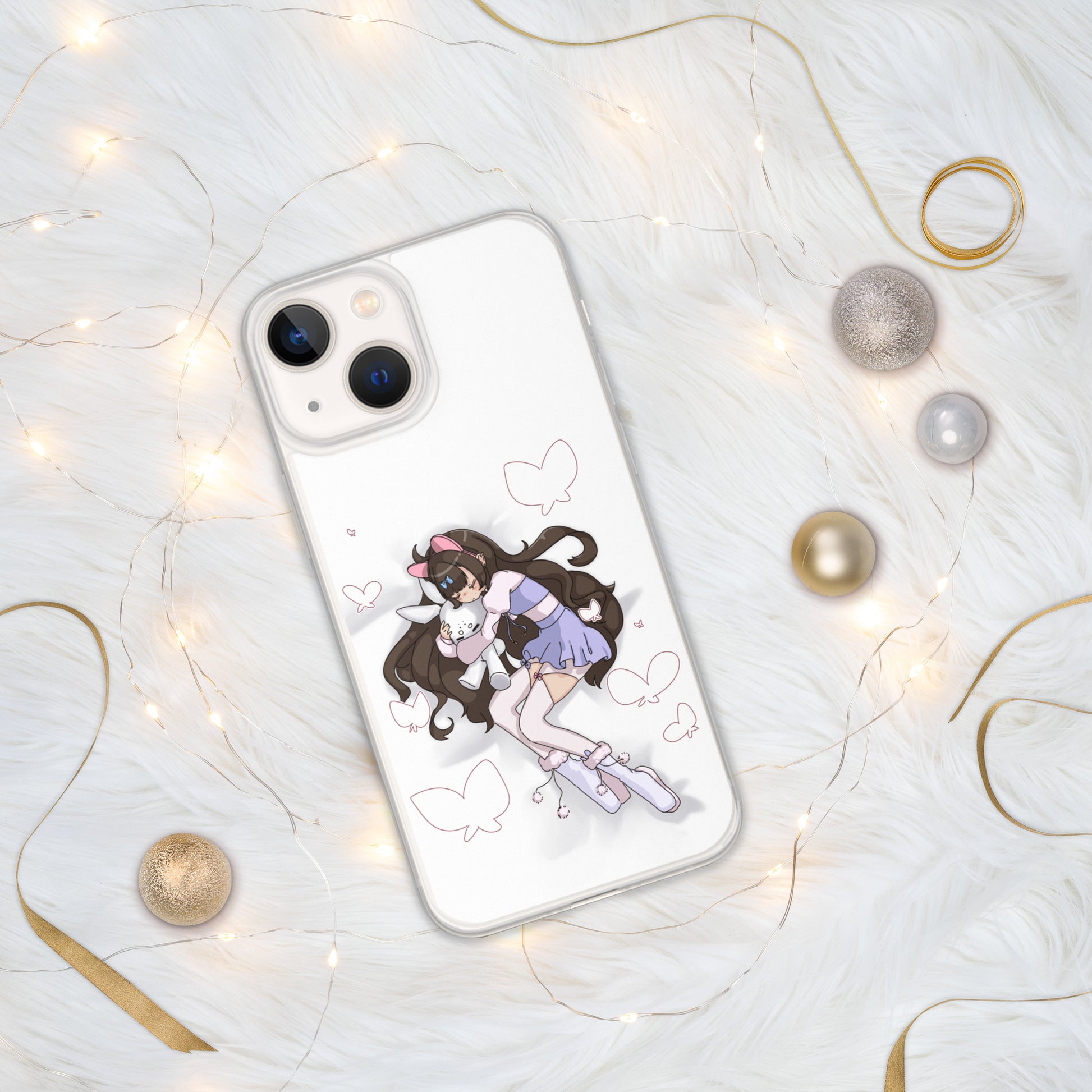 Pupillon Slumber Brown iPhone Case