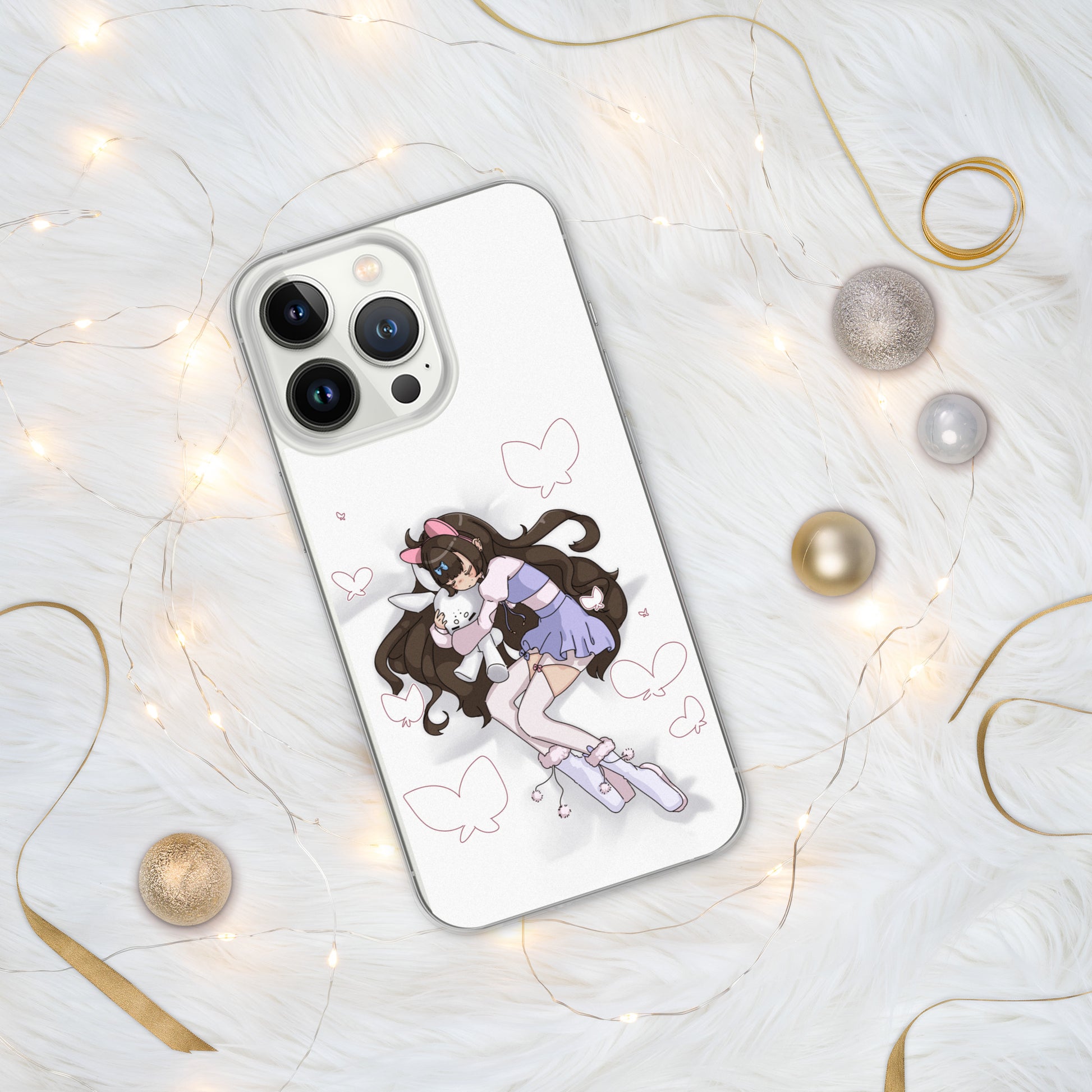 Pupillon Slumber Brown iPhone Case