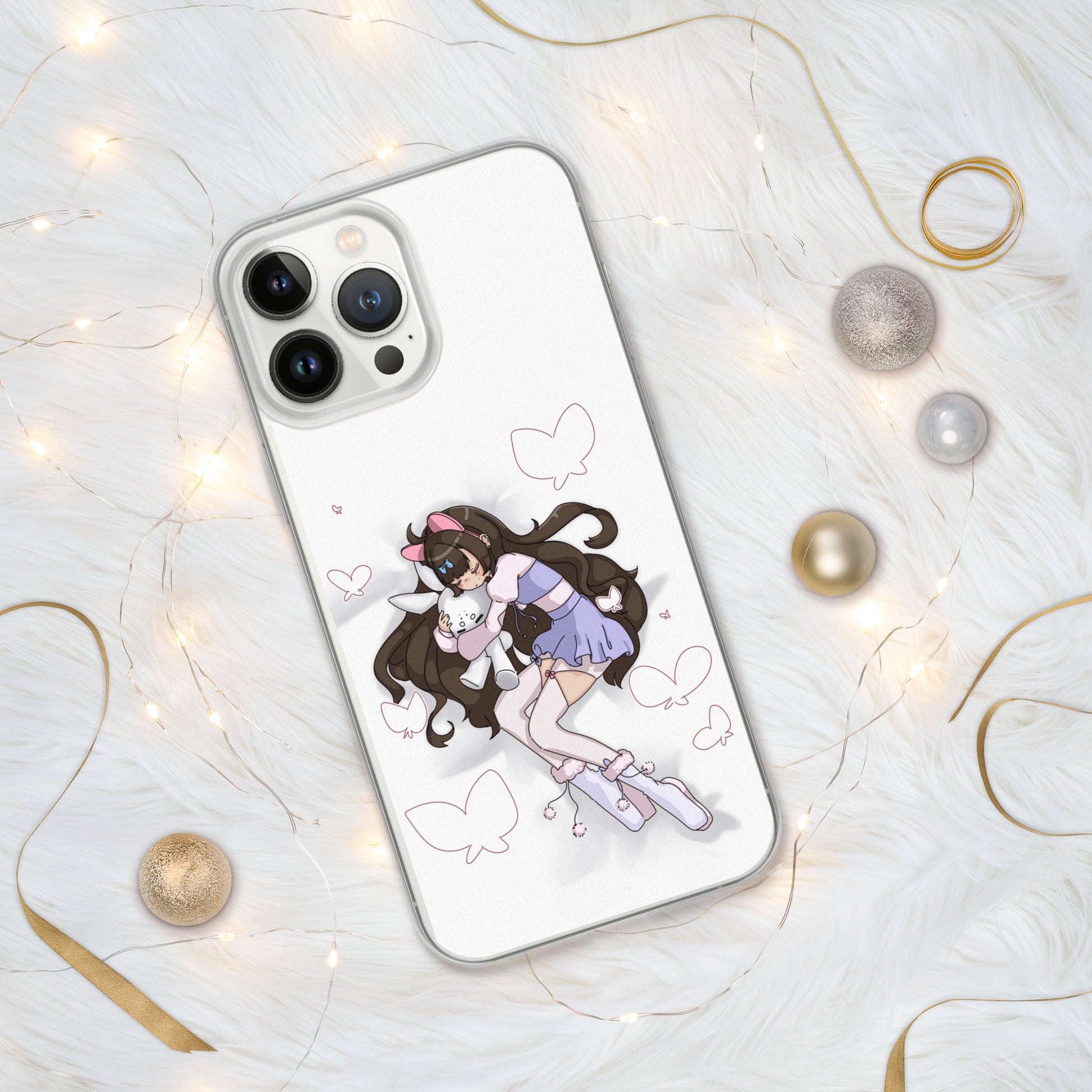 Pupillon Slumber Brown iPhone Case