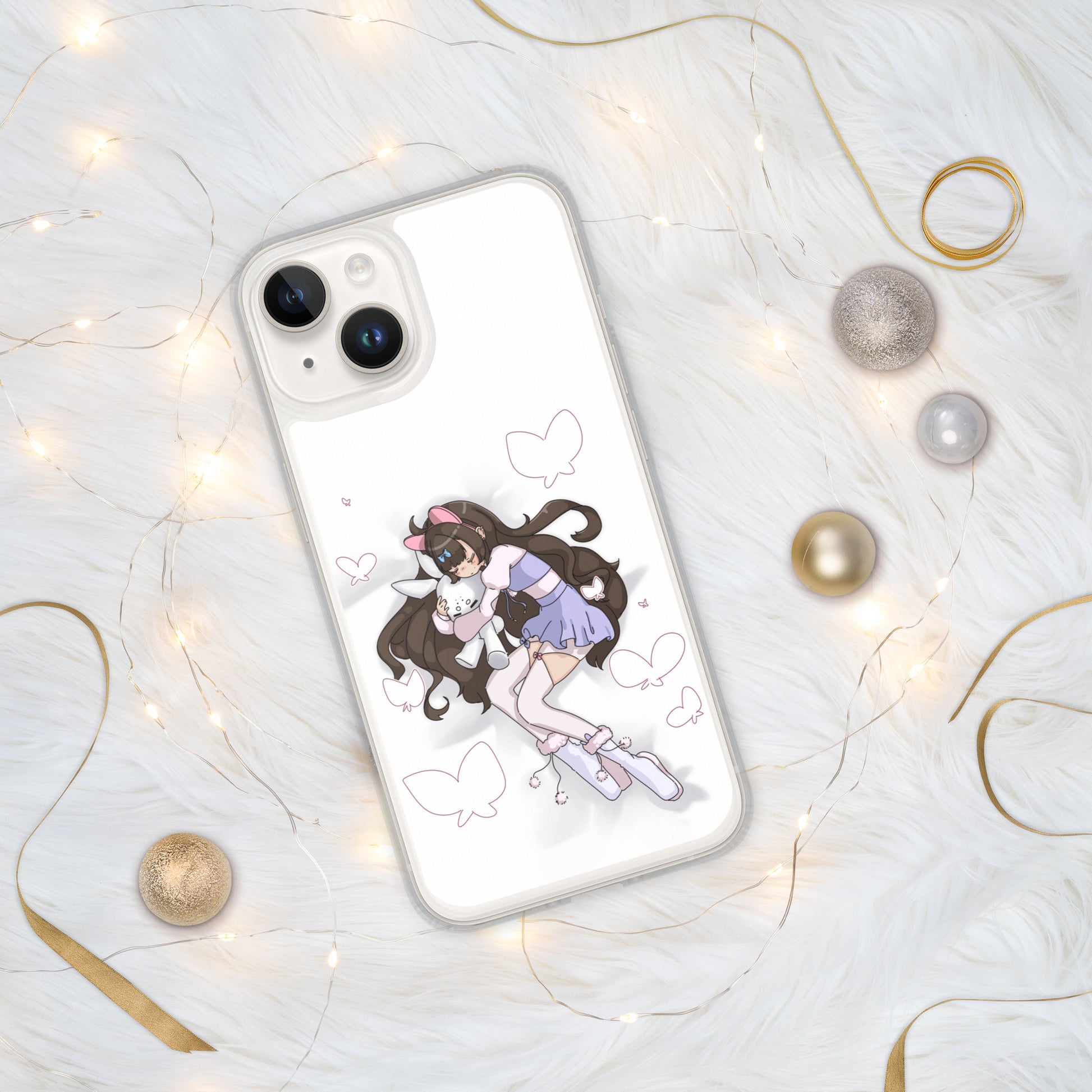 Pupillon Slumber Brown iPhone Case