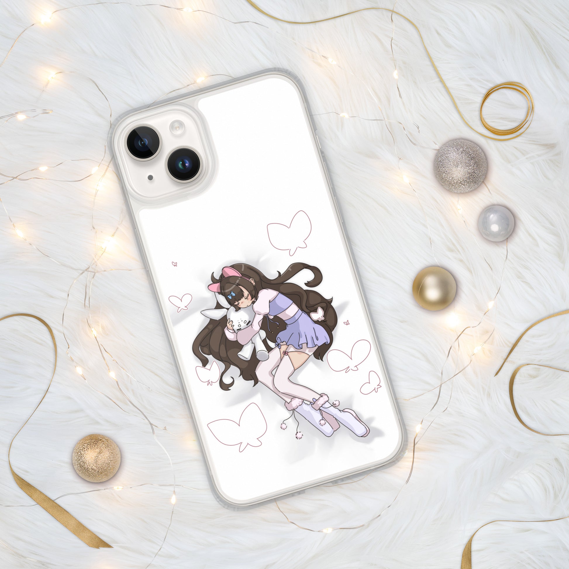 Pupillon Slumber Brown iPhone Case