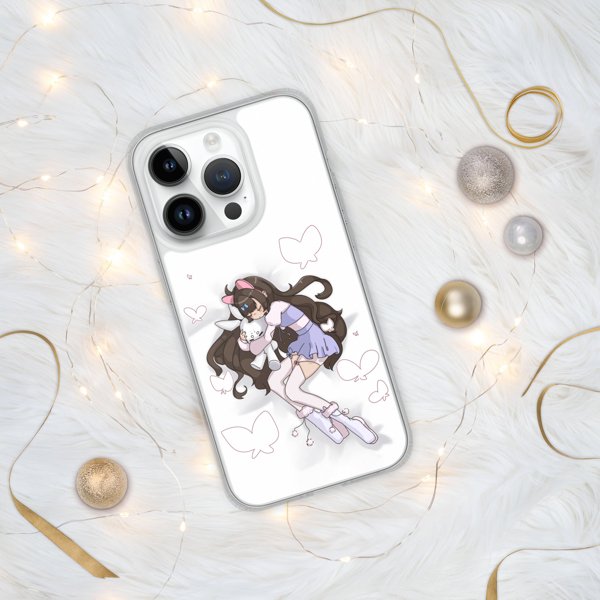 Pupillon Slumber Brown iPhone Case