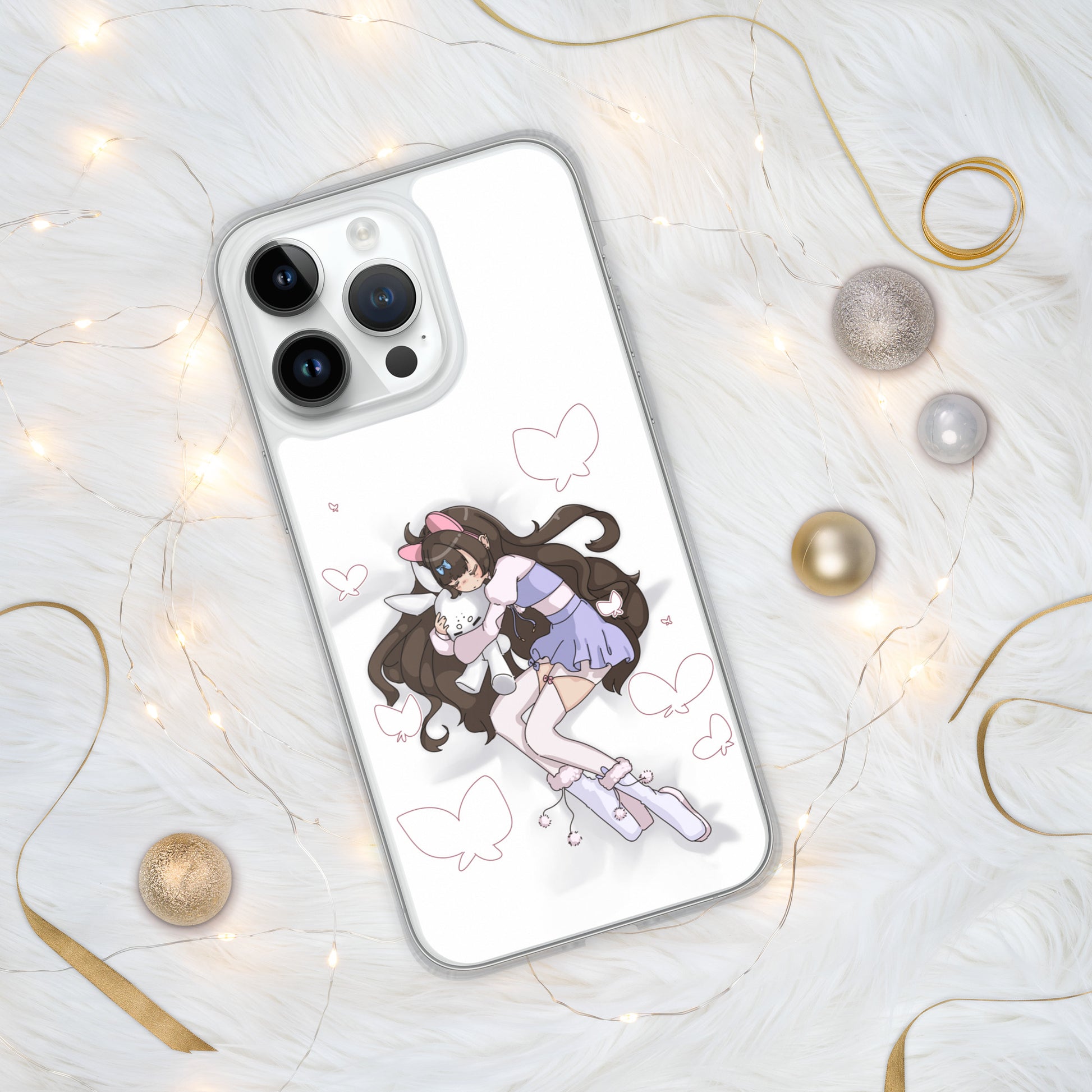 Pupillon Slumber Brown iPhone Case