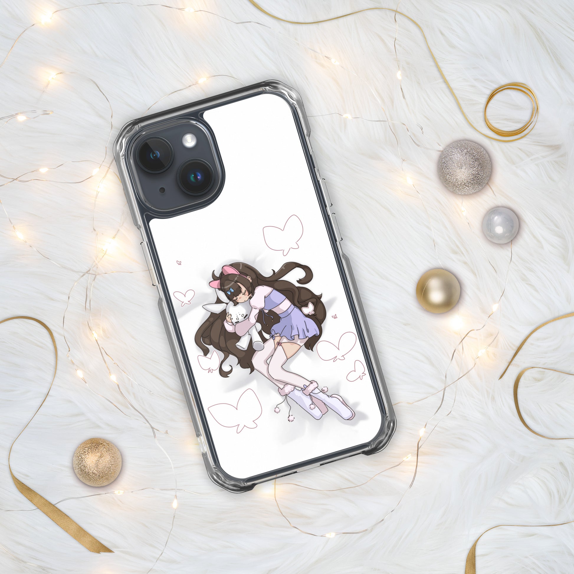 Pupillon Slumber Brown iPhone Case