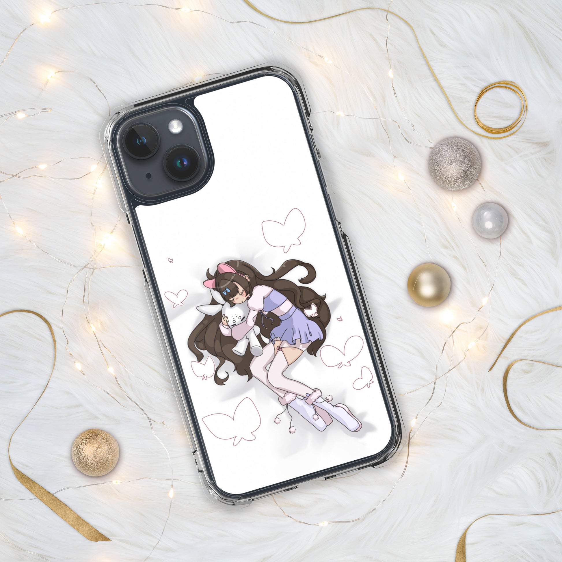 Pupillon Slumber Brown iPhone Case