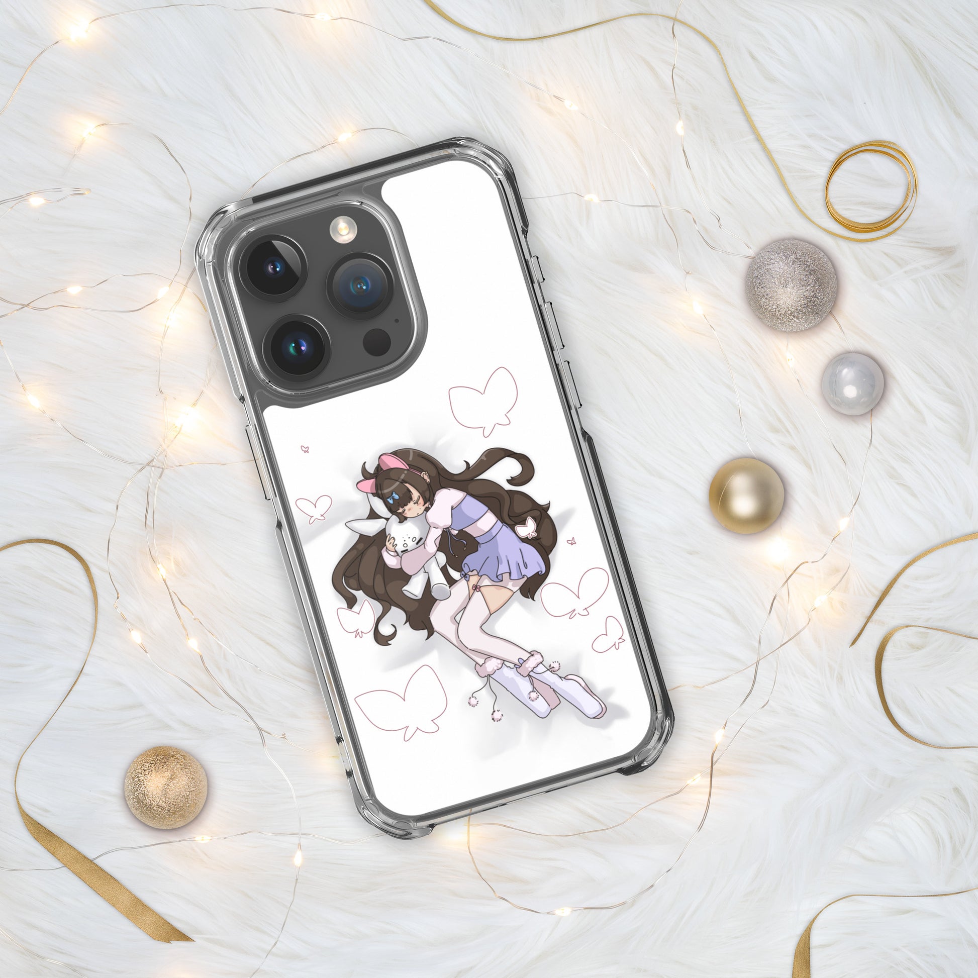 Pupillon Slumber Brown iPhone Case