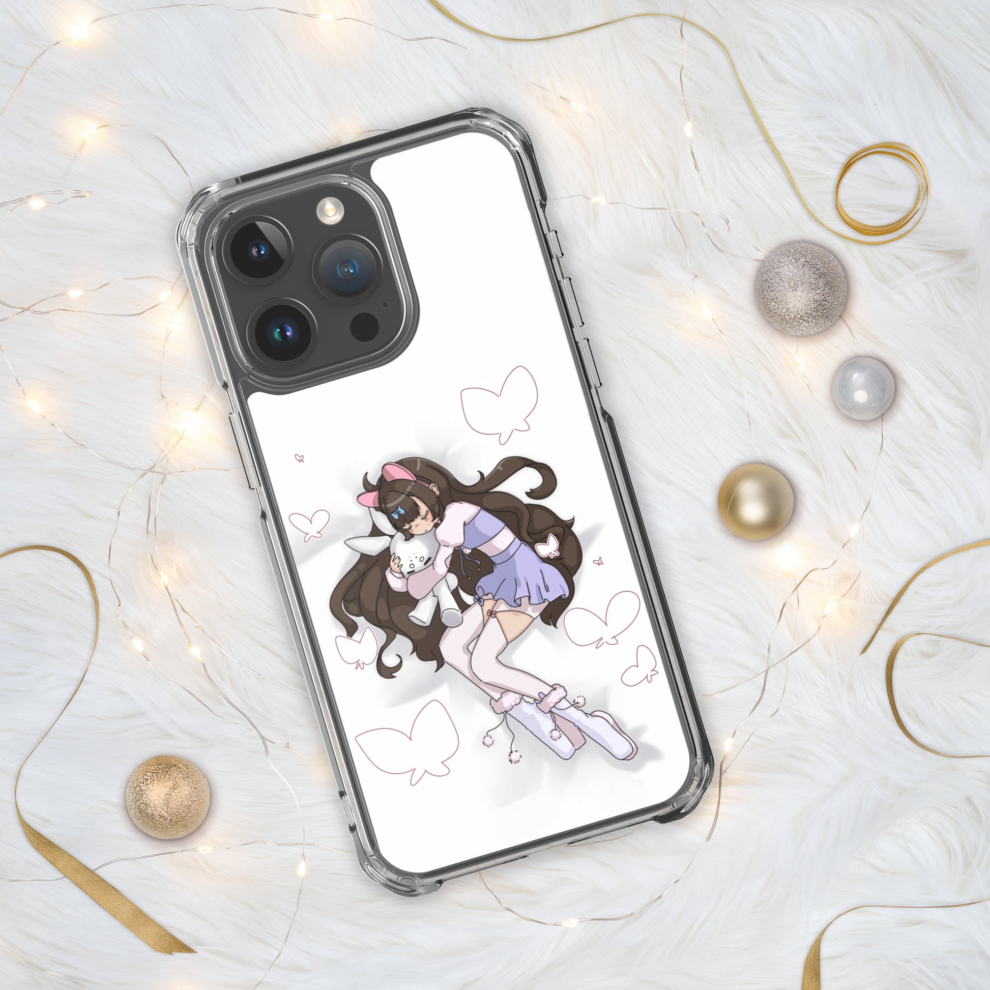 Pupillon Slumber Brown iPhone Case