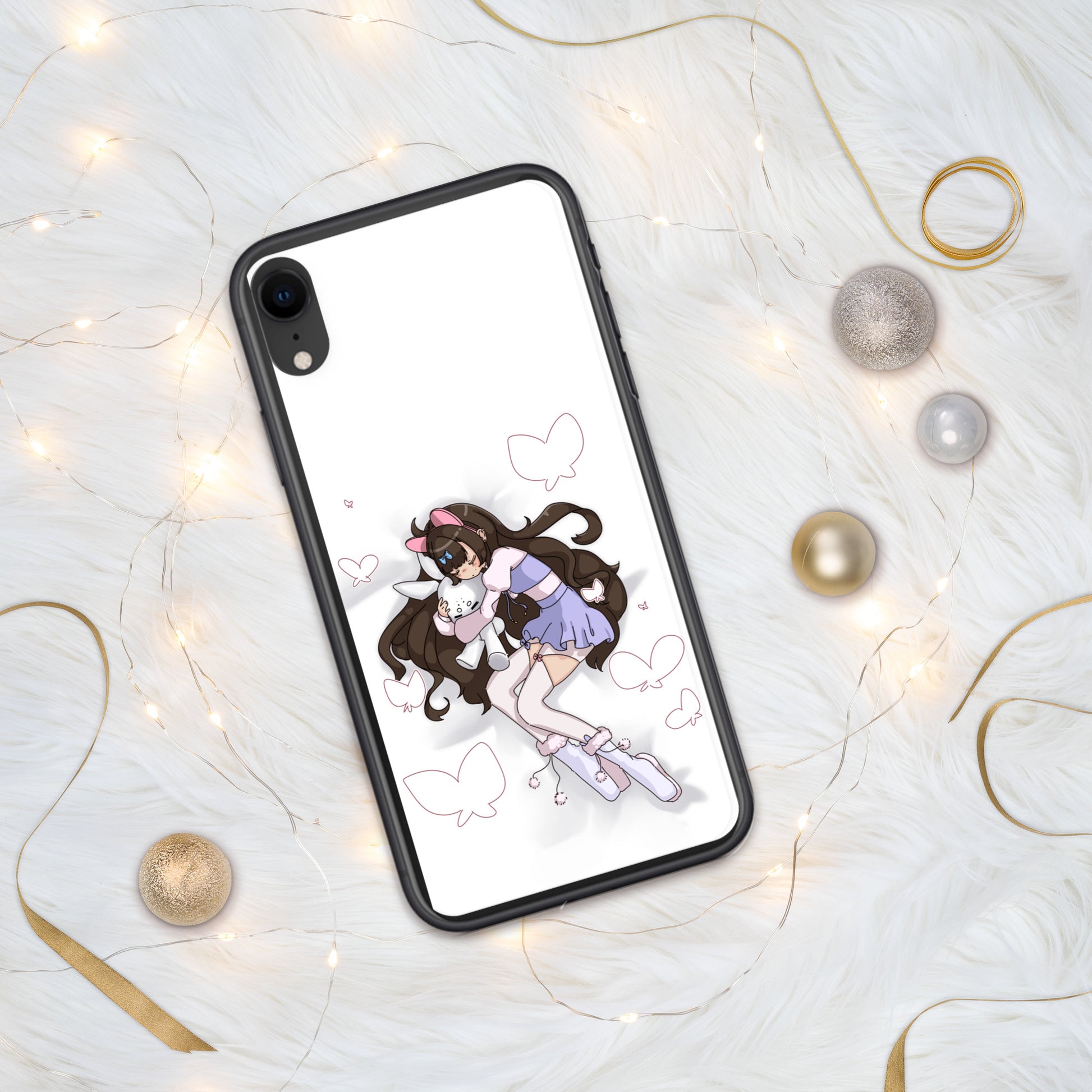 Pupillon Slumber Brown iPhone Case