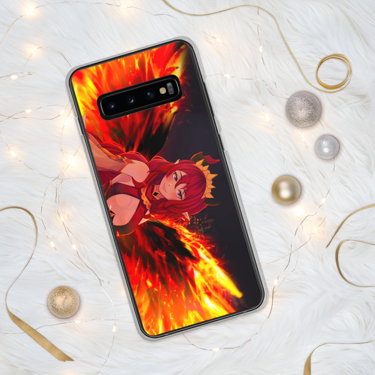 Rogue Red Fiery Wings Samsung Case