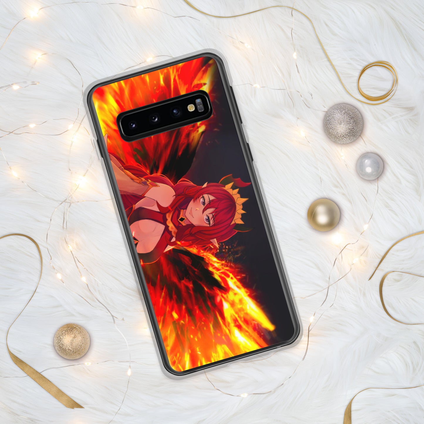 Rogue Red Fiery Wings Samsung Case