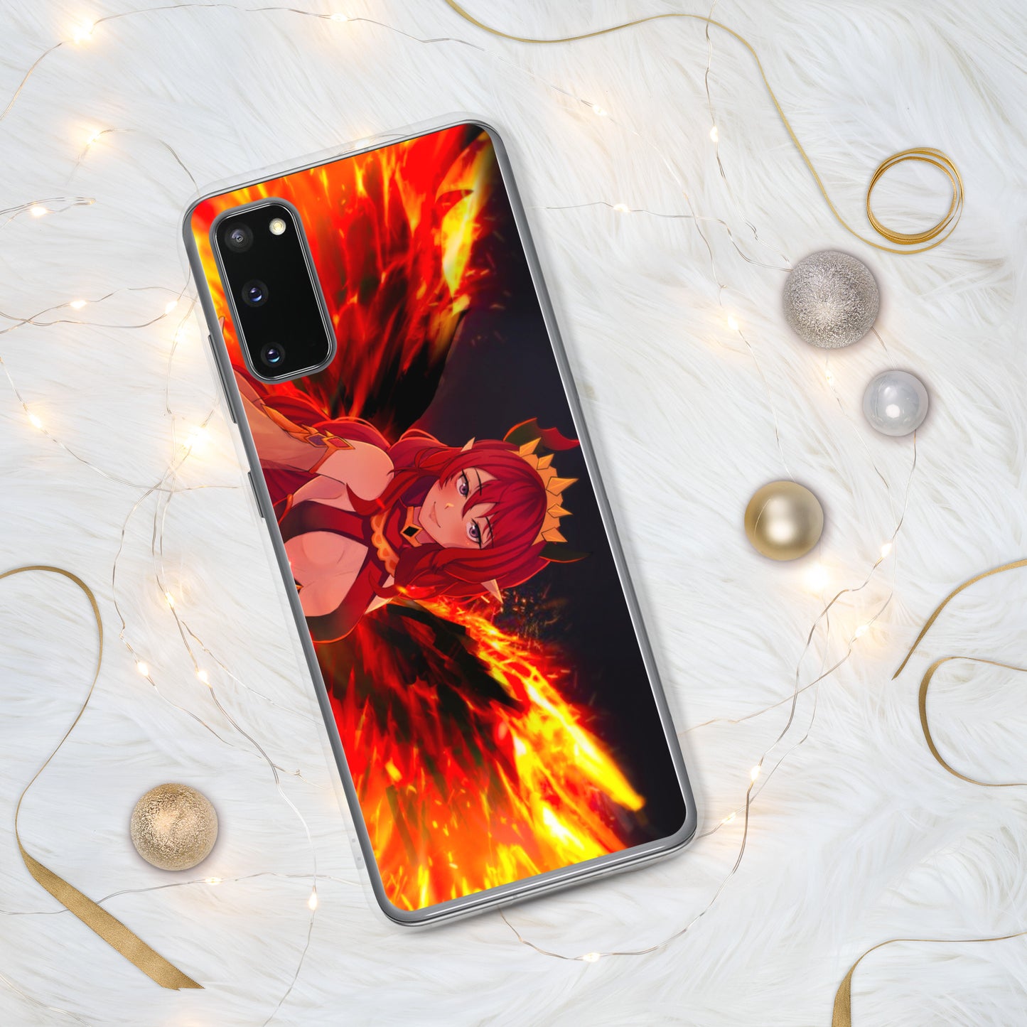 Rogue Red Fiery Wings Samsung Case