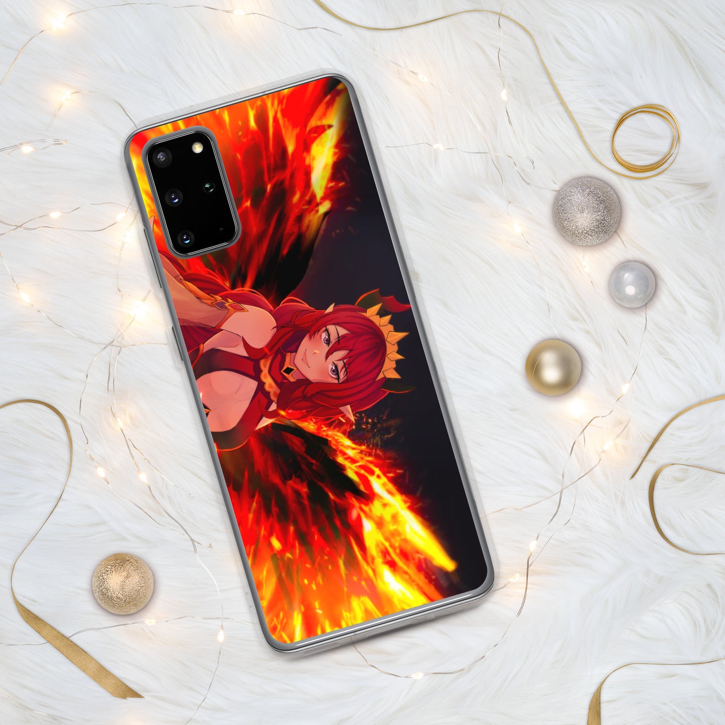 Rogue Red Fiery Wings Samsung Case