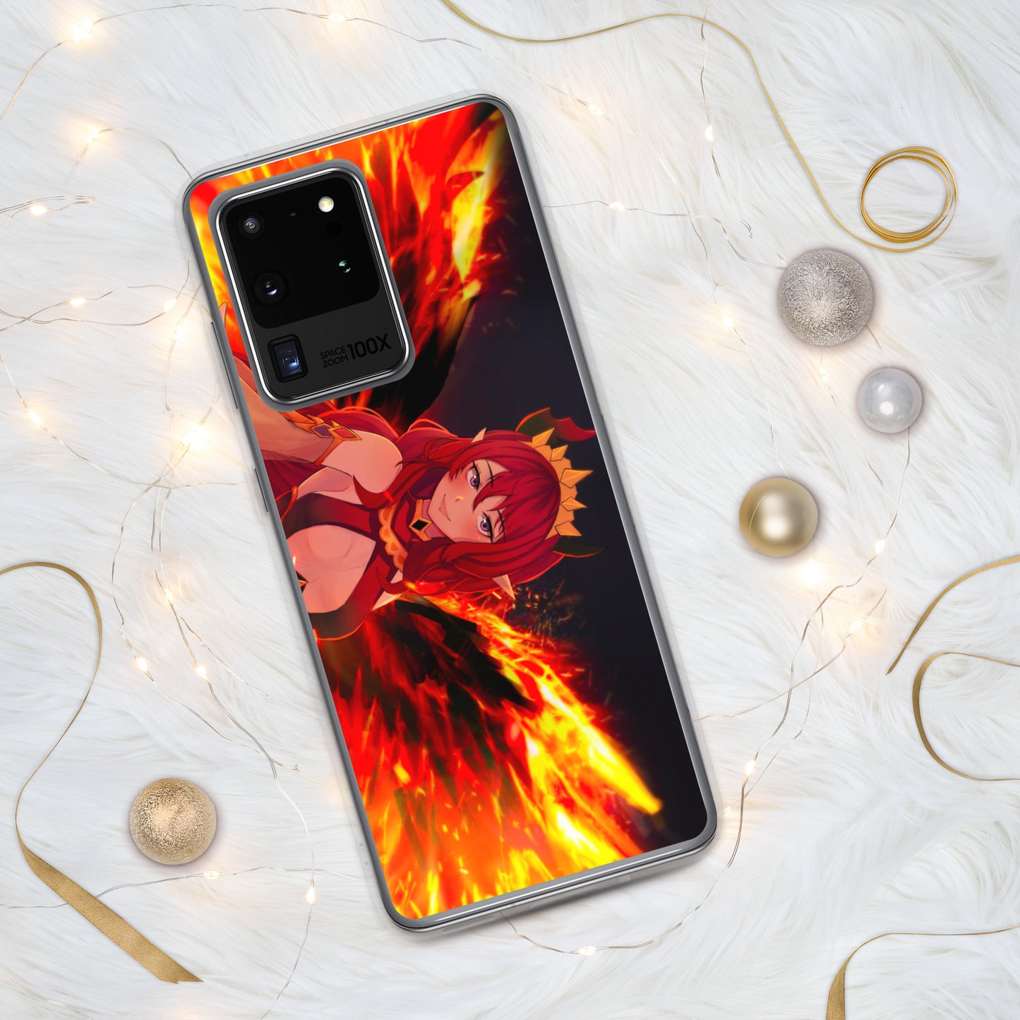 Rogue Red Fiery Wings Samsung Case