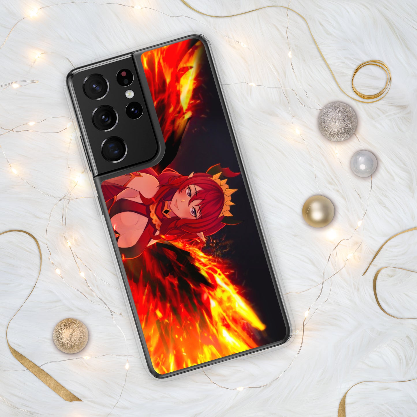 Rogue Red Fiery Wings Samsung Case