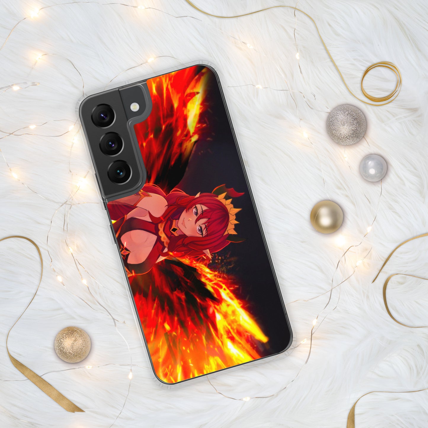 Rogue Red Fiery Wings Samsung Case