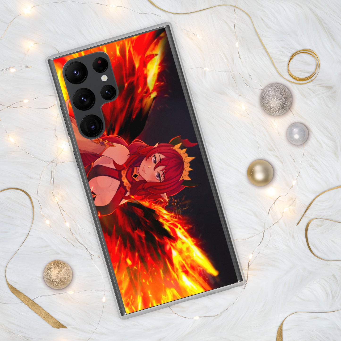 Rogue Red Fiery Wings Samsung Case