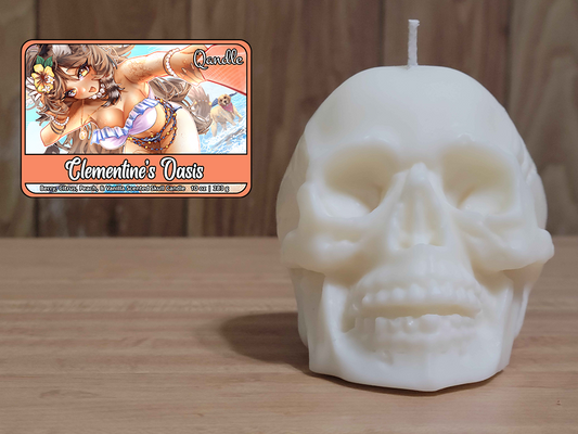 Clementine's Oasis Skull Candle