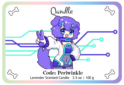 Code: Periwinkle Feminine Body Candle